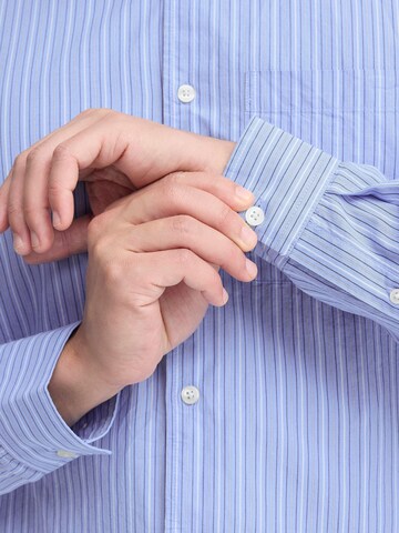 Casual Friday - Ajuste regular Camisa ' CFJansson ' en azul