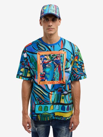 Carlo Colucci Shirt 'De Toni' in Gemengde kleuren: voorkant