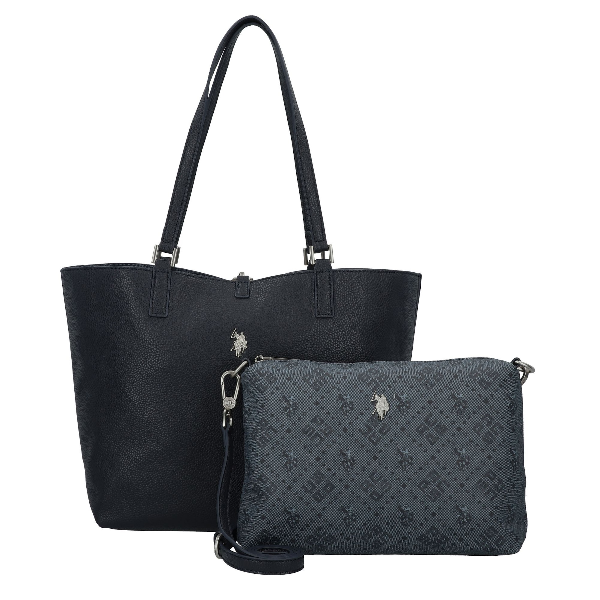 Cabas 'Malibu' U.S. POLO ASSN. en bleu : devant