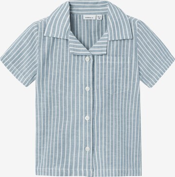 NAME IT - Ajuste regular Camisa 'Hilom' en azul: frente