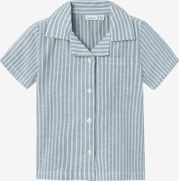 NAME IT - Ajuste regular Camisa 'Hilom' en azul: frente