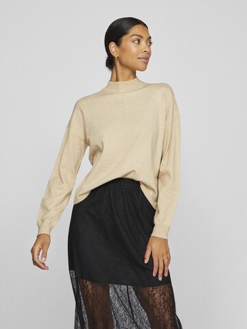 VILA - Jersey en beige: frente