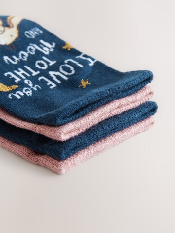 Next Socken 'Guess How Much I Love You' in Blau