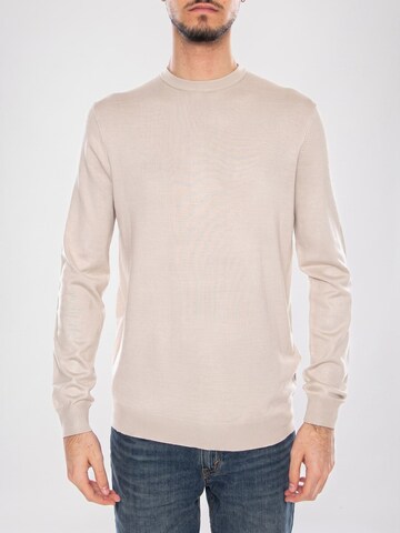 Only & Sons Pullover 'Onswyler Life Reg 14 LS Crewknit Noos Silver Lining'‌‌‌‌‌‌‌‌‌‌ in Beige