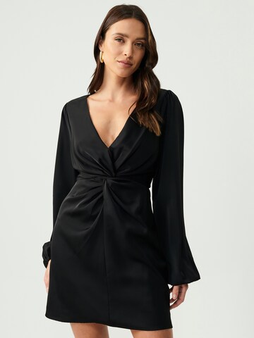 BWLDRKoktel haljina 'SHONA' - crna boja: prednji dio