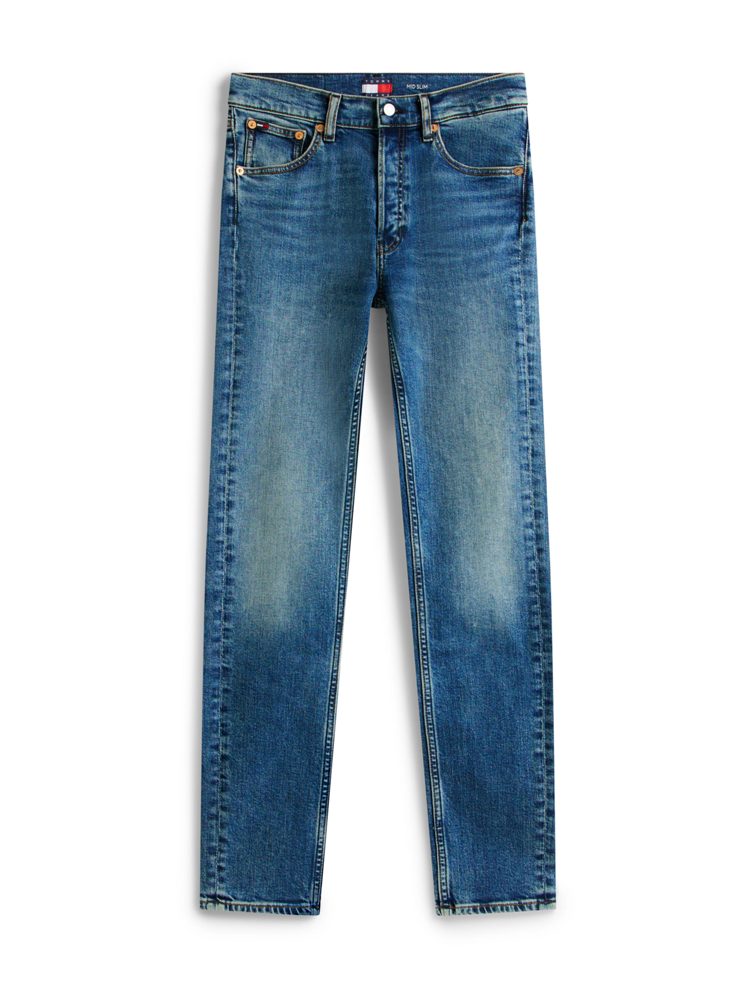 Tommy Jeans Loosefit Jeans in Blauw: voorkant