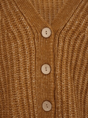 Y.A.S Petite Knit Cardigan 'SUDANA' in Brown