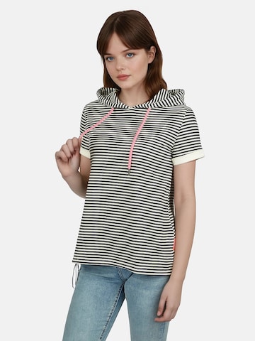 Sweat-shirt 'UTKLEIEN' salzhaut en noir : devant