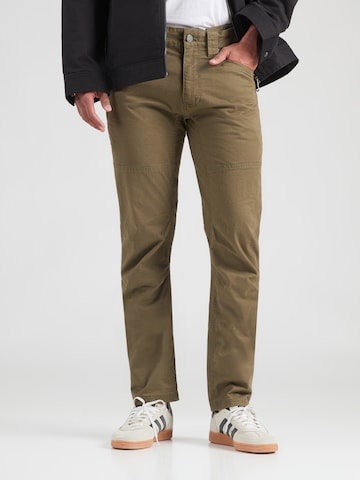 Regular Pantalon 'Seattle' s.Oliver en vert : devant