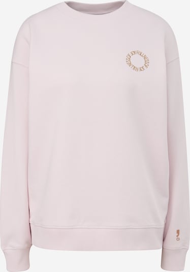 comma casual identity Sweatshirt in beige / rosa / puder, Produktansicht