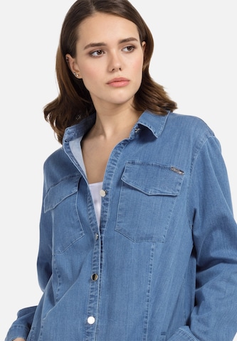 HELMIDGE Jeansjacke in Blau