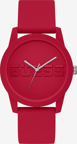 GUESS Analog Watch 'Rally' in Red: front
