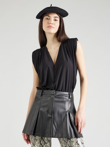 Trendyol - Body de blusa en negro: frente