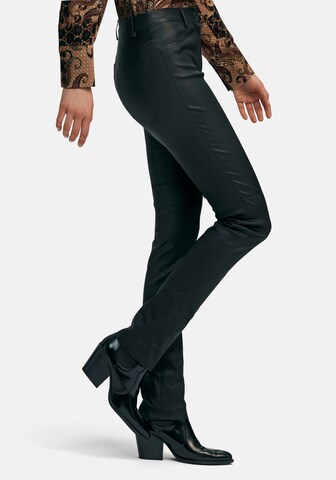 Regular Pantalon Peter Hahn en noir