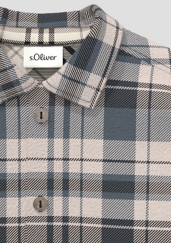 s.Oliver Regular fit Overhemd in Beige: voorkant