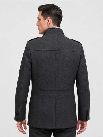 ALLTHEMEN Winter Coat 'Winterruhe' in Grey