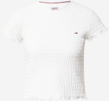 Tommy Jeans - Camiseta en blanco: frente