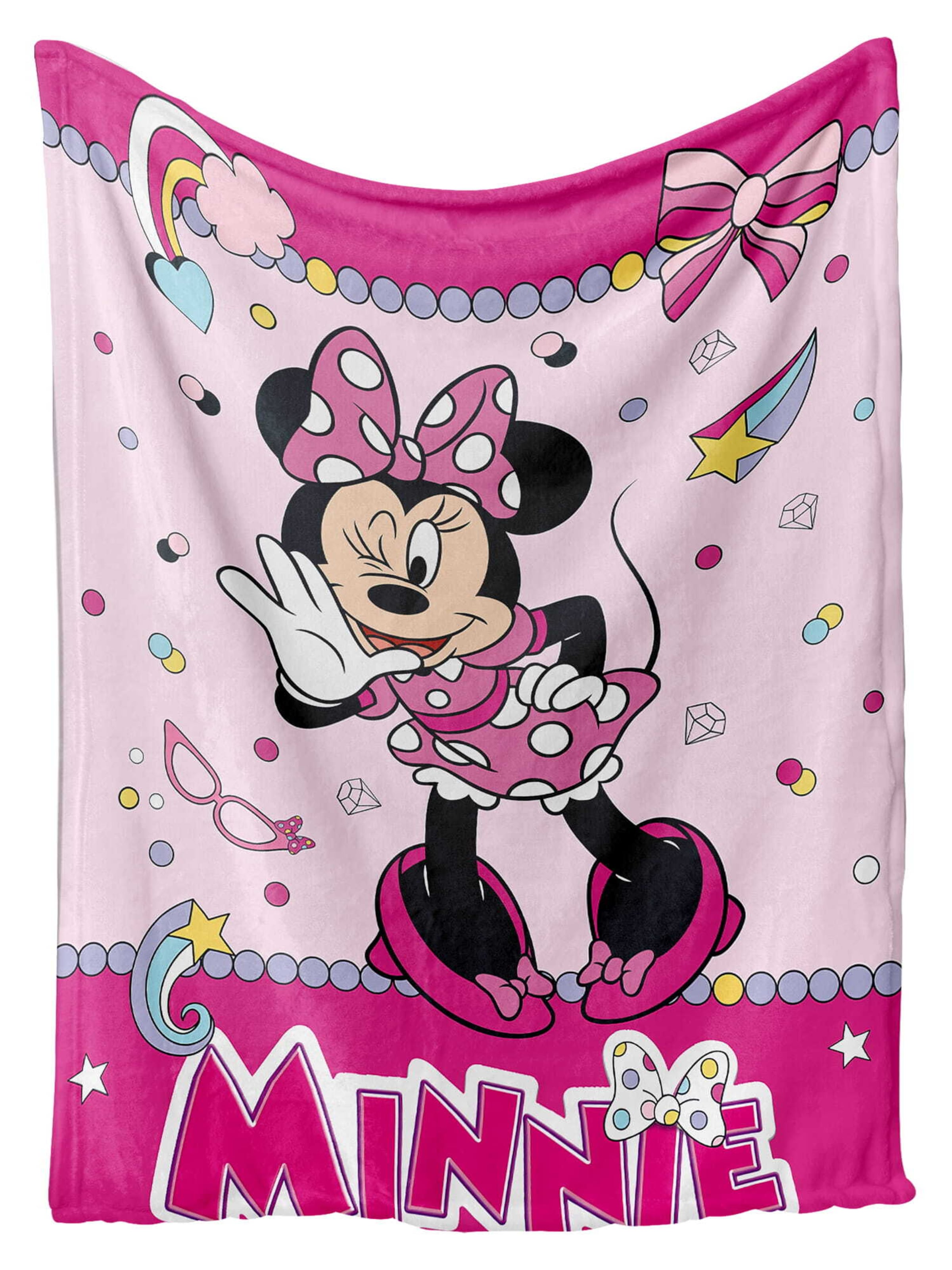 Copertina per neonati 'Minnie Mouse' di DISNEY in rosa: frontale