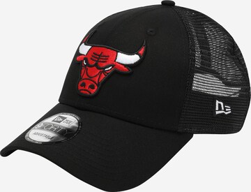 NEW ERA Cap '9forty Chicago Bulls Trucker' in Black: front