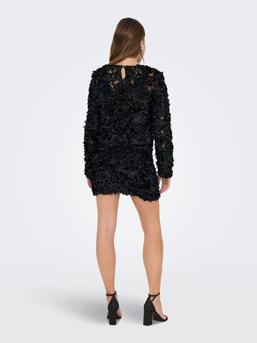 ONLY - Falda 'ROSEBLOOM' en negro