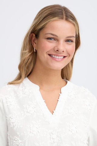 Fransa Blouse in White