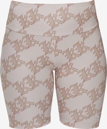 Karl Kani Skinny Shorts in Beige: predná strana