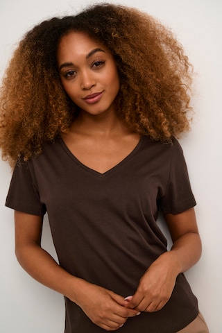 Cream - Camisa 'Naia' em castanho