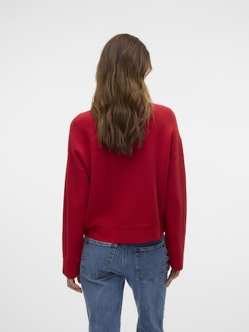 VERO MODA Sweater 'VMGold' in Red