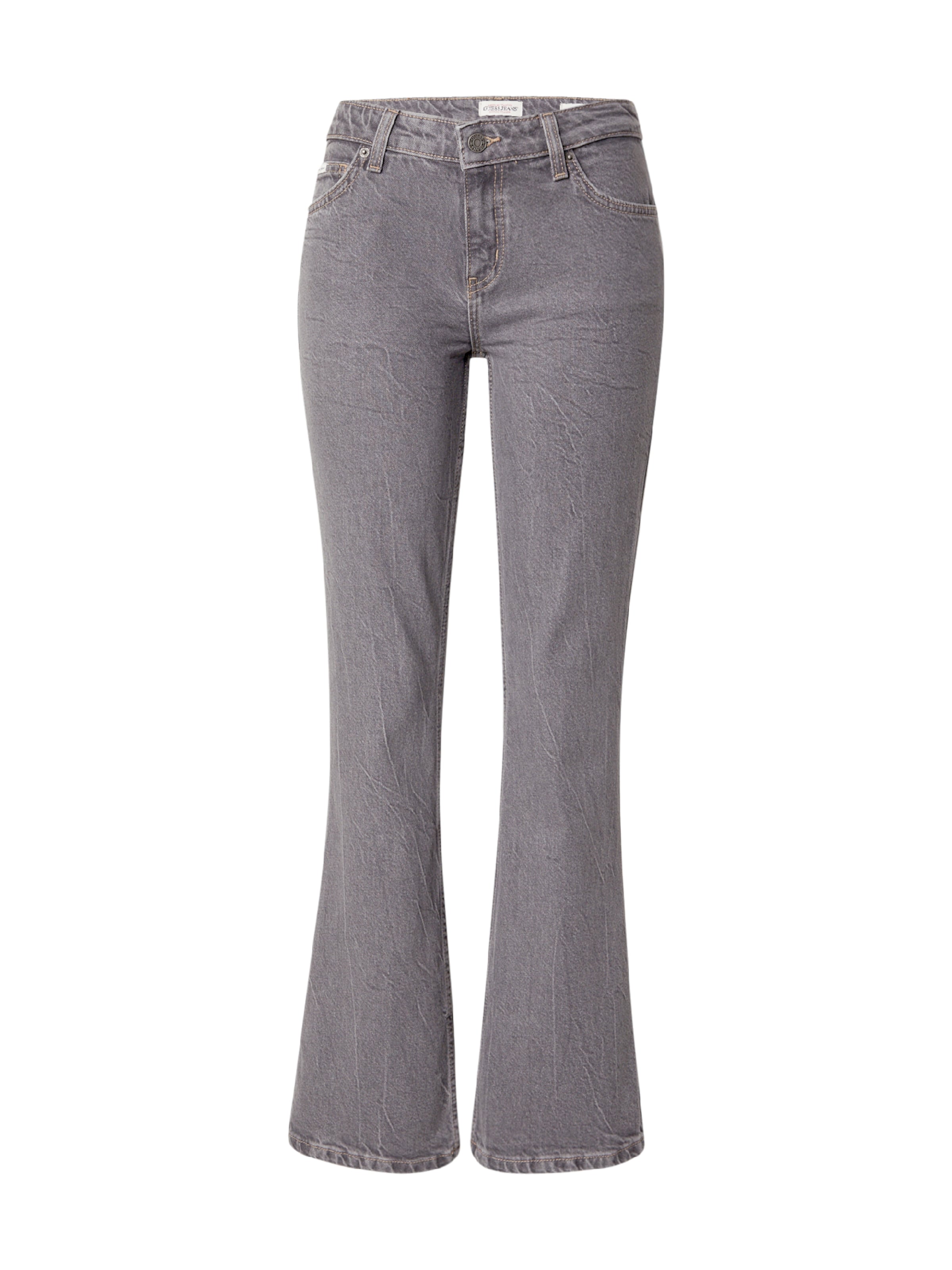 GUESS JEANS Bootcut Jeans 'G09' in Grijs: voorkant