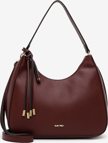 Borsa a sacco 'Judy' di Suri Frey in rosso: frontale