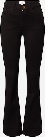 River Island - Acampanado Vaquero 'AMELIE' en negro: frente