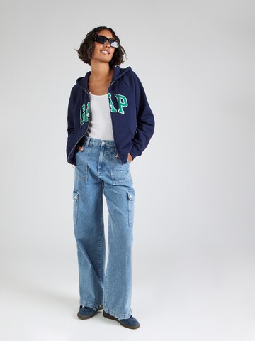 GAP Кофта на молнии в Синий