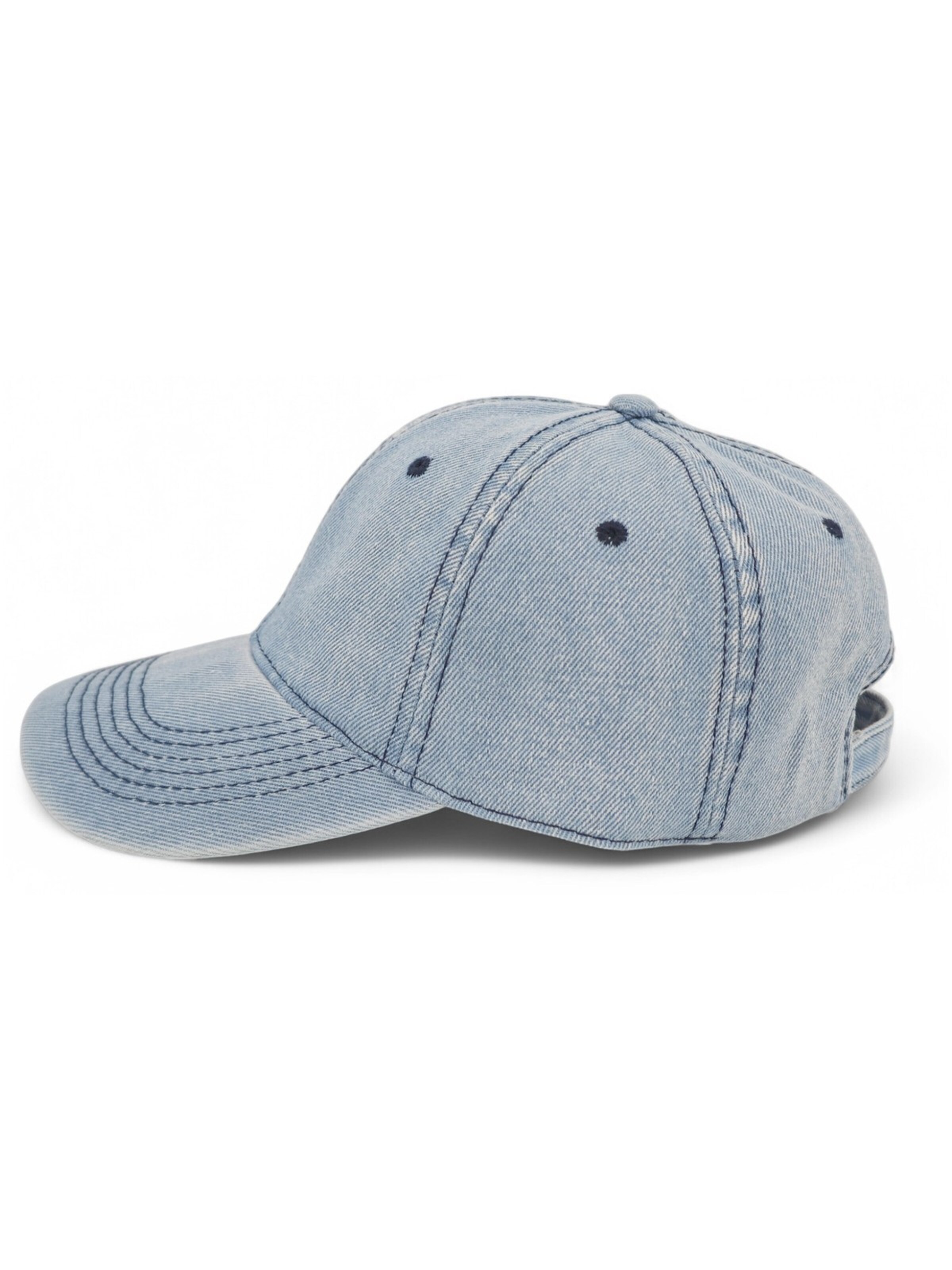 styleBREAKER Cap 'Jeans Baseball Cap' in Blue