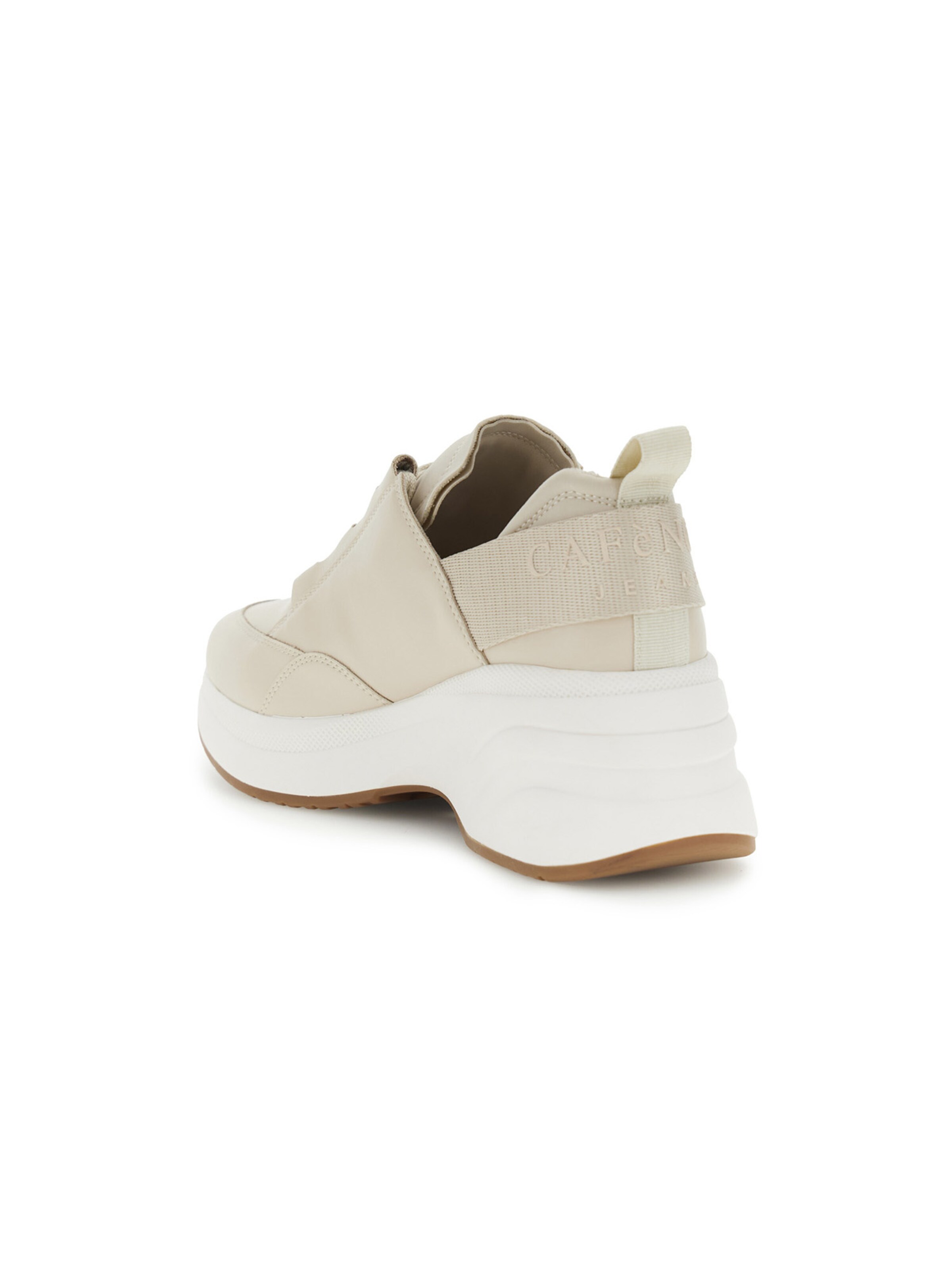 CAFè NOIR Sportieve veterschoen in Beige