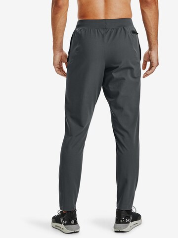 UNDER ARMOUR Tapered Sportbroek 'Unstoppable' in Grijs