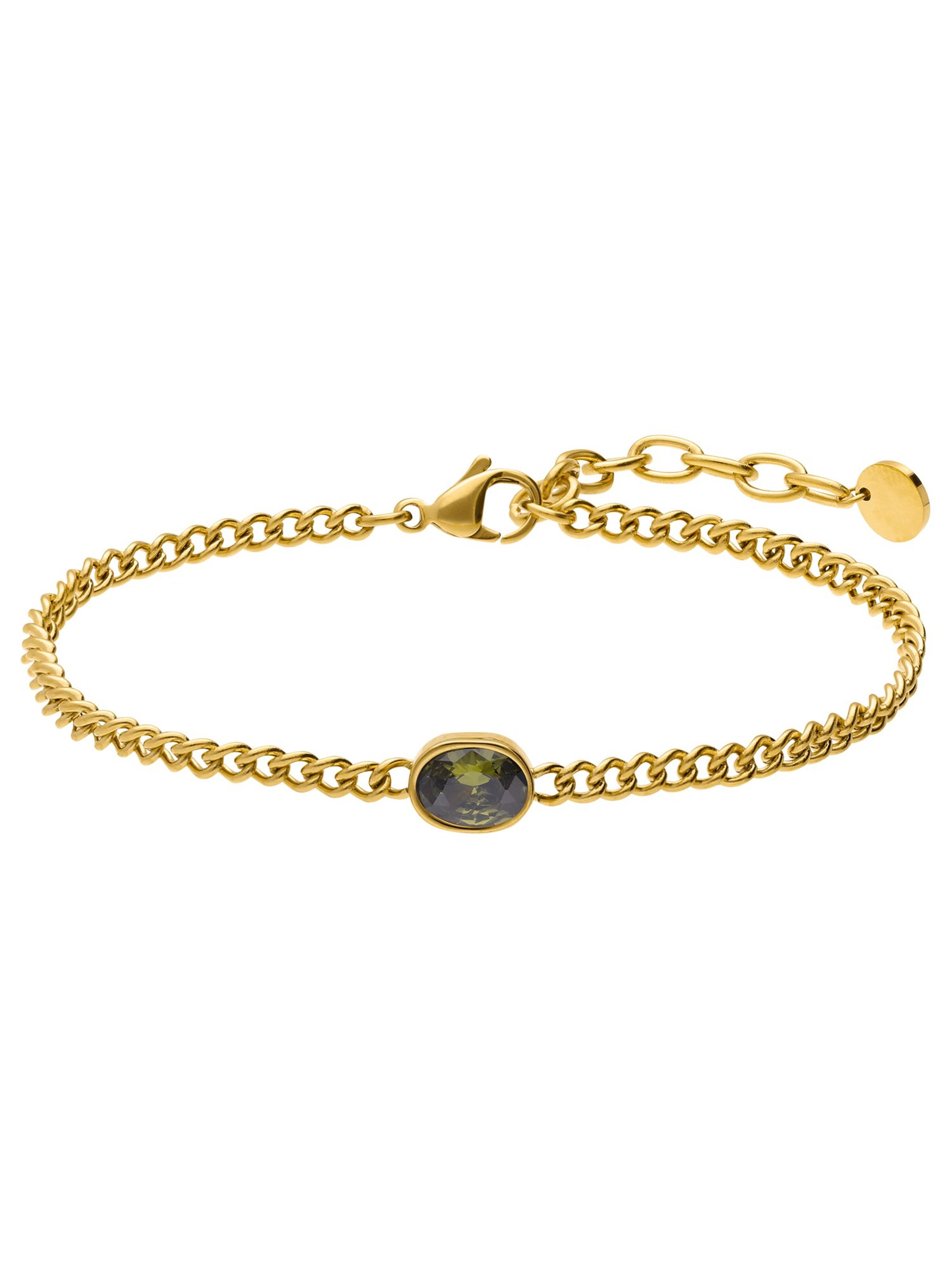 Lucardi Armband in Gold: Vorderseite