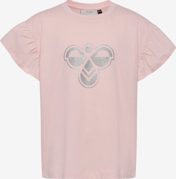 T-Shirt Hummel en rose : devant