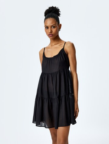Koton Beach Dress in Black: front