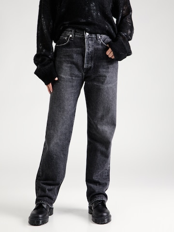 AGOLDE regular Jeans 'Fran' i sort: forside