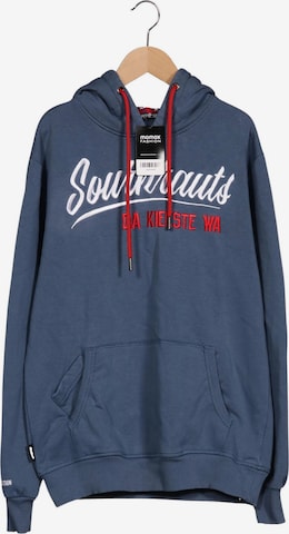 Sourkrauts Kapuzenpullover S in Blau: Vorderseite