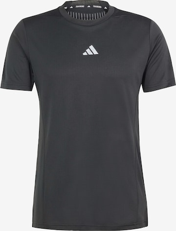 ADIDAS PERFORMANCE - Camisa funcionais em preto: frente