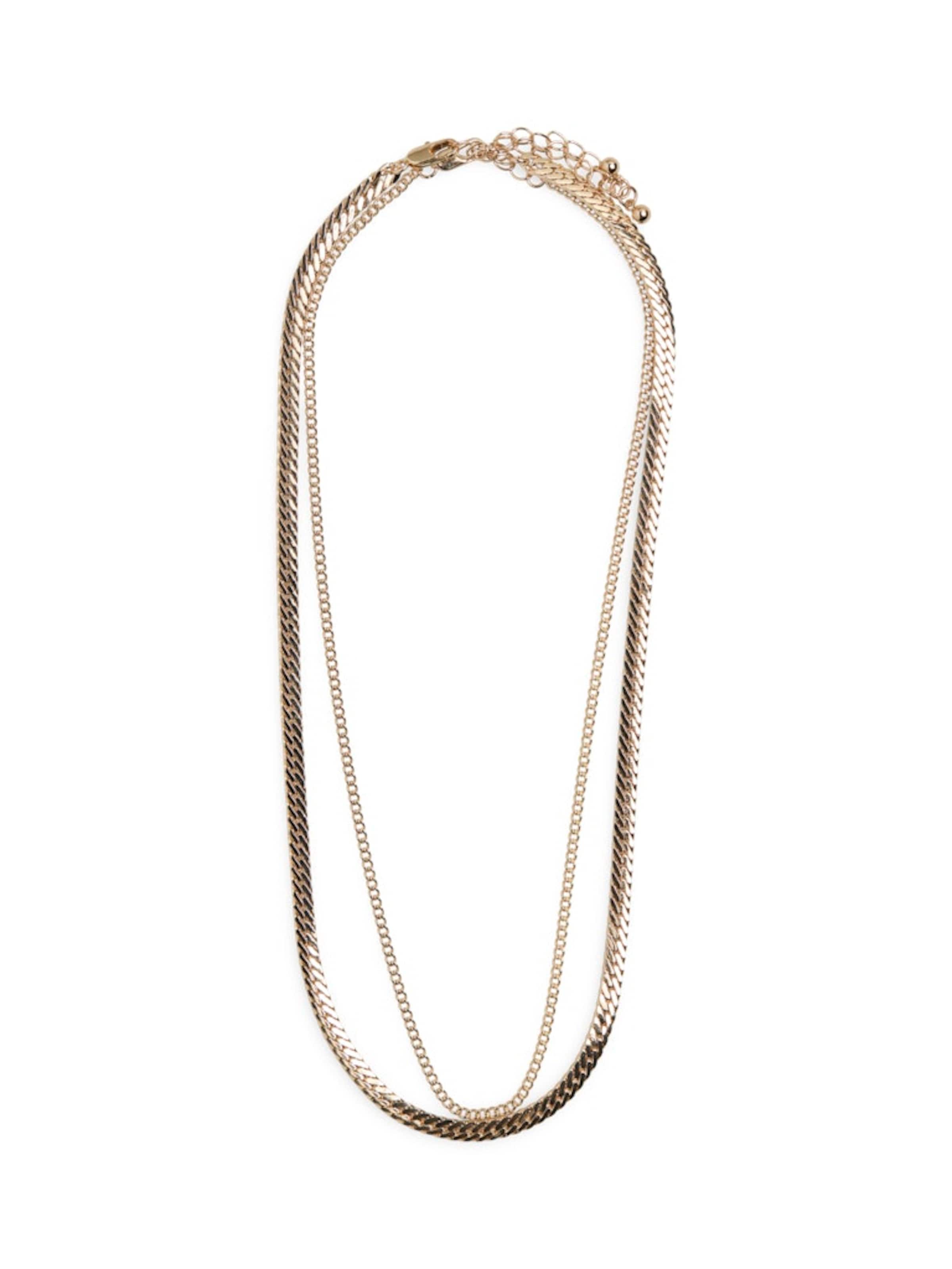 PIECES Halsband 'PCTIFFI' i guld: framsida