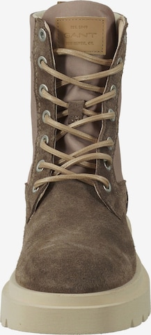 GANT Lace-Up Ankle Boots in Green
