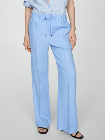 MANGO Loosefit Hose 'SAMARA' in Blau: predná strana