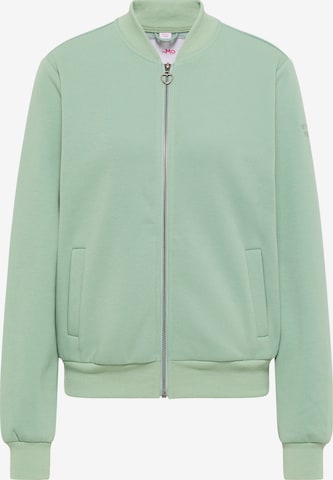MYMO Sweat jacket in Green: front