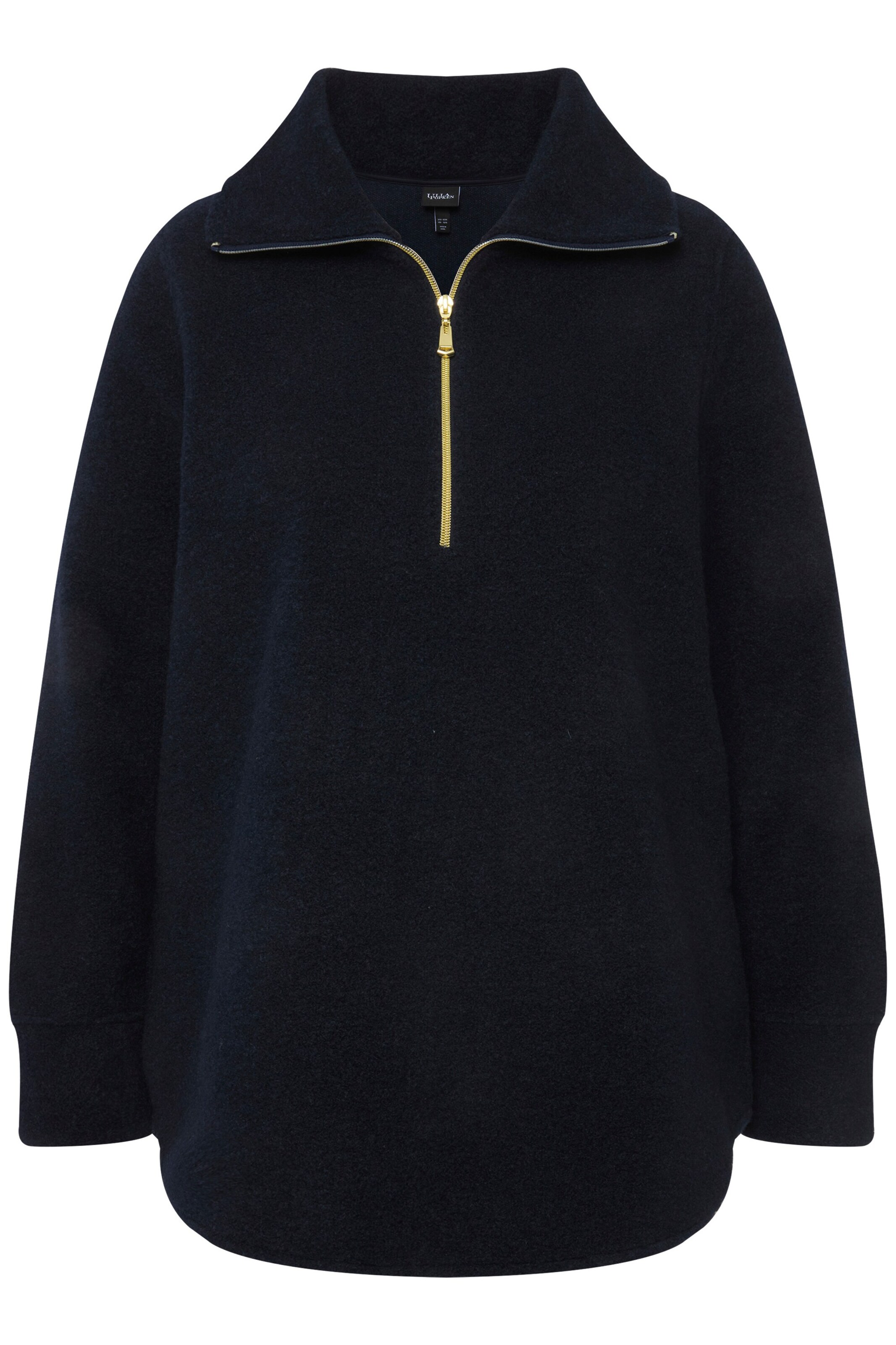 Ulla Popken Sweatshirt in Blau: Vorderseite