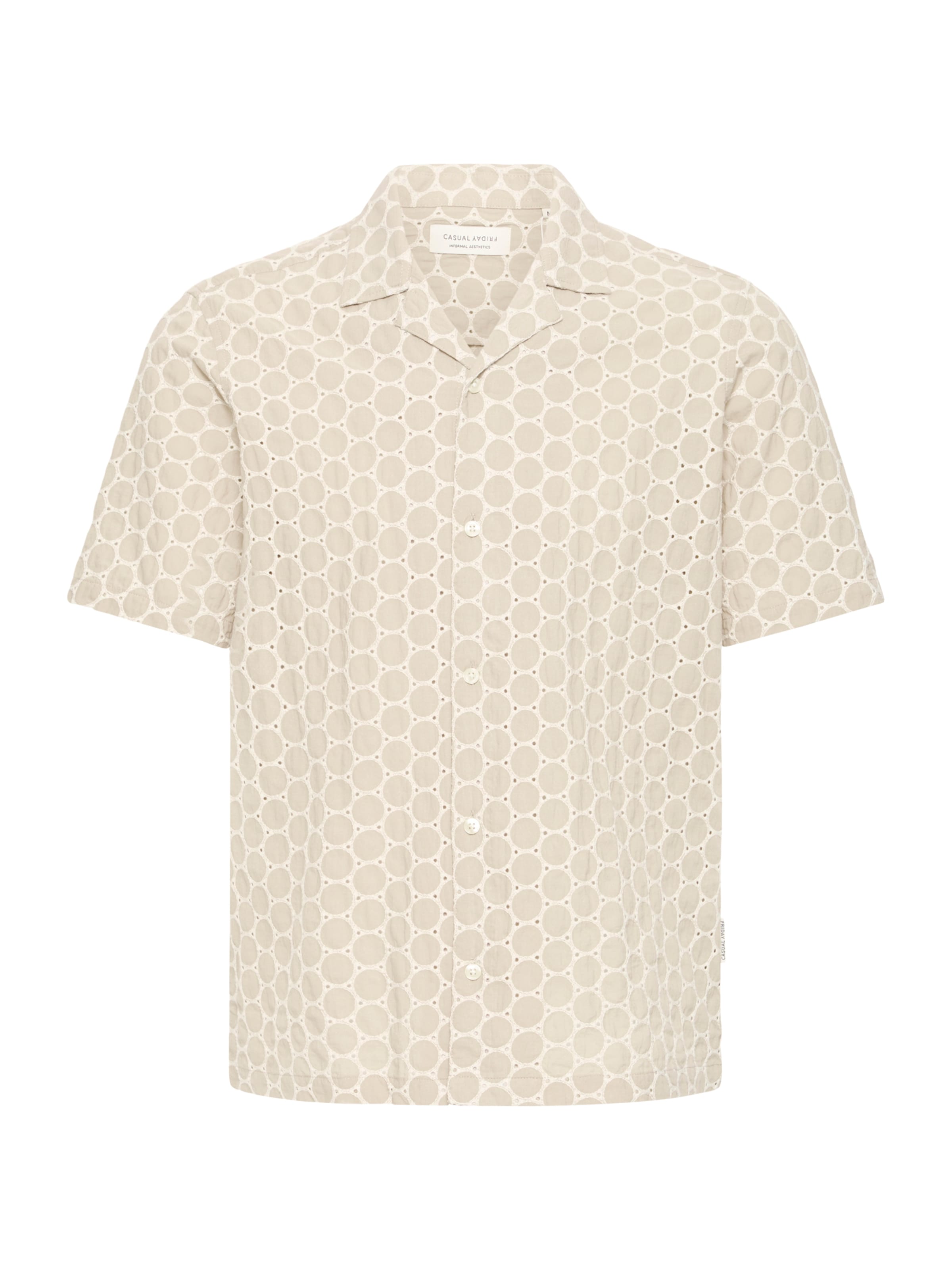 Casual Friday Regular fit Button Up Shirt 'CFSAMWELL' in Beige: front