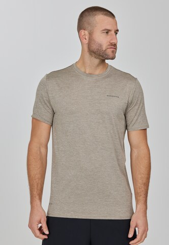 ENDURANCE Regular fit Functioneel shirt in Beige: voorkant