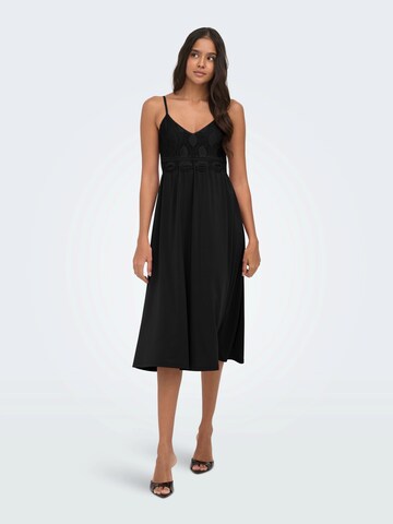 JDY Obleka | črna barva: sprednja stran