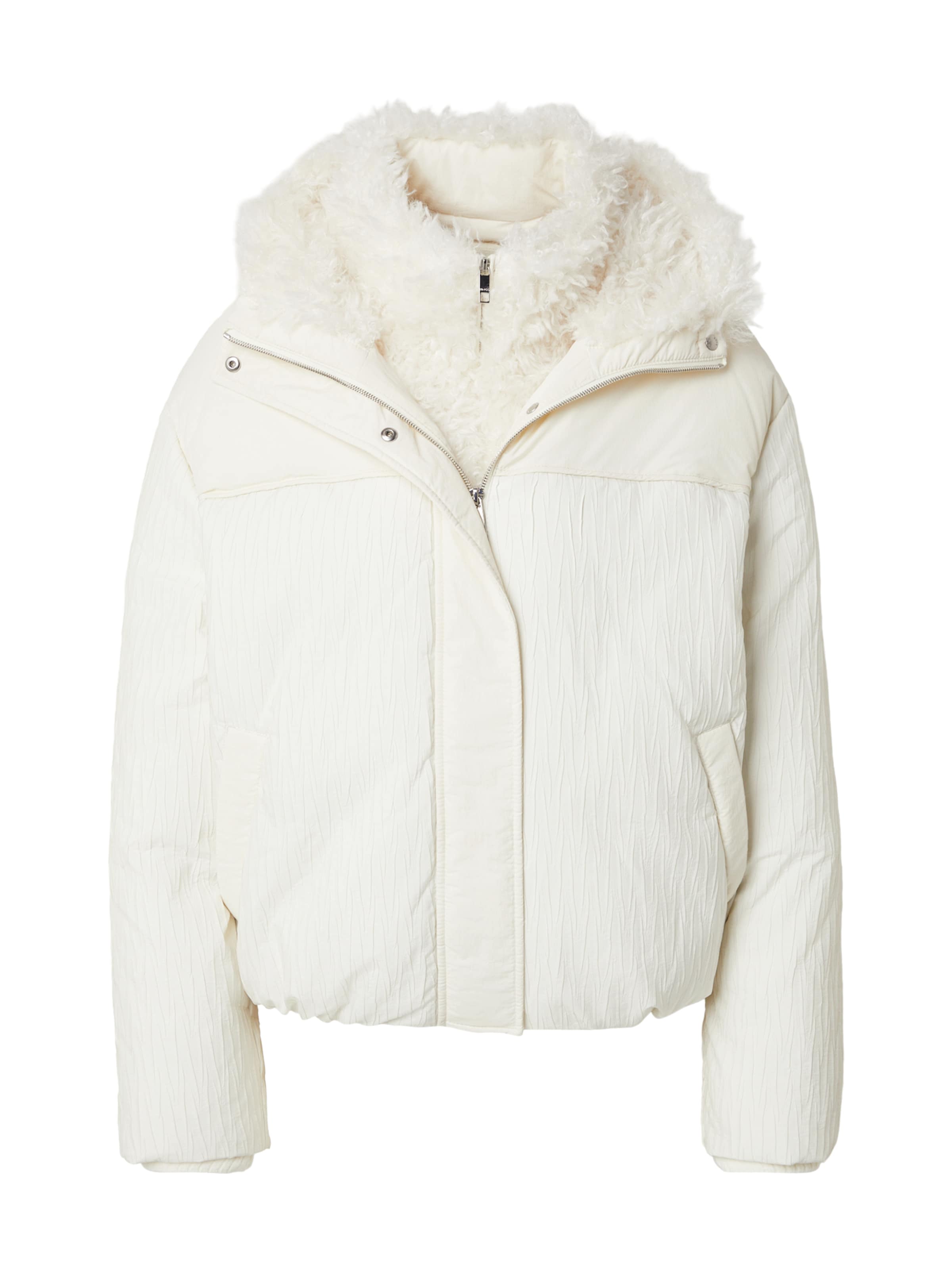 BOSS Zimní bunda 'Pexia' – bílá: přední strana